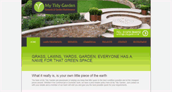 Desktop Screenshot of mytidylawn.co.uk